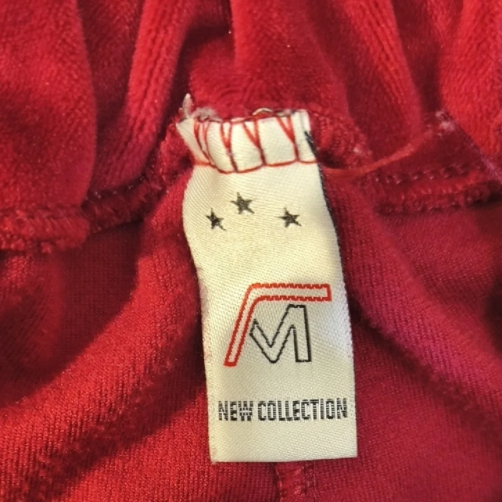Sofia Vergara Red Velour Jumpsuit Gold Details